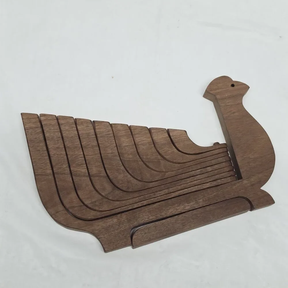 Vintage scandinavian wooden